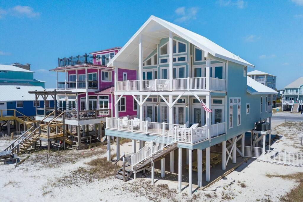 Oceanfront/Zero Steps To Beach/Views/4Br Gulf Shores Ngoại thất bức ảnh