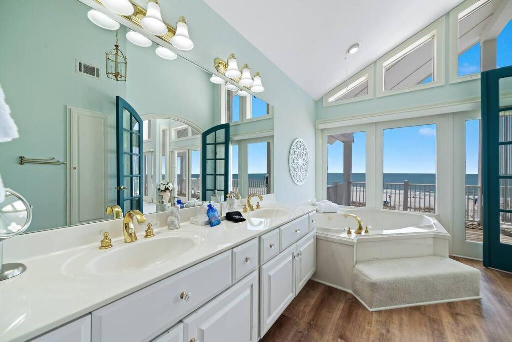 Oceanfront/Zero Steps To Beach/Views/4Br Gulf Shores Ngoại thất bức ảnh
