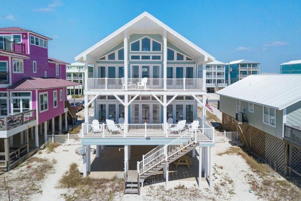 Oceanfront/Zero Steps To Beach/Views/4Br Gulf Shores Ngoại thất bức ảnh