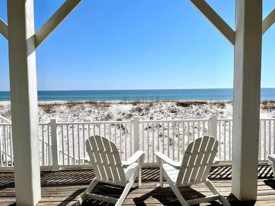 Oceanfront/Zero Steps To Beach/Views/4Br Gulf Shores Ngoại thất bức ảnh